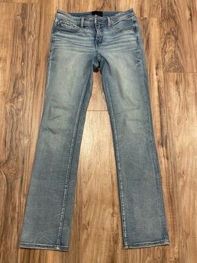 Buckle Black Light Blue Women's Straight Leg Jeans
